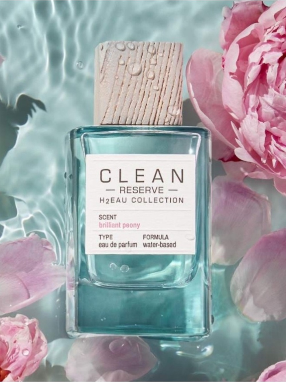✨ CLEAN RESERVE H2EAU Brilliant Peony | Full Size 1 oz / 30 mL | Factory Sealed